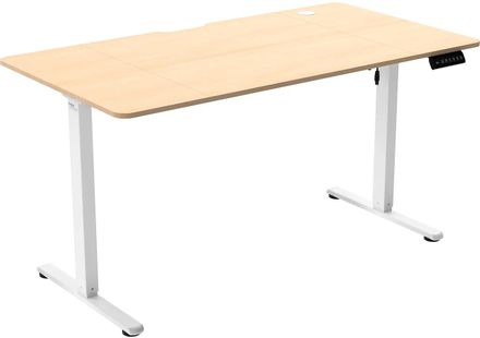Стол компьютерный ZONE 51 e-Freeflow 140, с регулировкой высоты, электропривод, ЛДСП, дуб