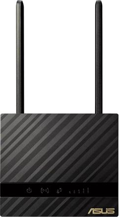 Wi-Fi роутер ASUS 4G-N16, Wi-Fi 4, N300, 2.4ГГц, 1 LAN, 3G/4G, черный