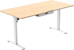 Стол компьютерный ZONE 51 e-Freeflow 160, с регулировкой высоты, электропривод, ЛДСП, дуб