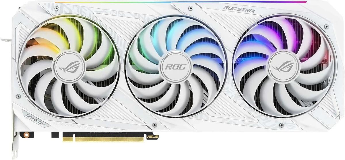 ASUS NVIDIA GeForce RTX 3080 ROG-STRIX-RTX3080-O10G-WHITE 10ГБ