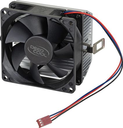 Устройство охлаждения (кулер) DeepCool CK-AM209 V2,  3-pin,  80мм,  черный,  retail [dp-acal-a09-v2]