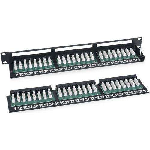 Патч-панель Cabeus PLHD-48-CAT.6-DUAL 19" 1U 48xRJ45 кат.6 UTP