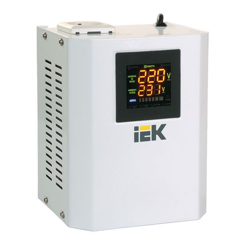 Стабилизатор напряжения IEK Boiler, 0.4кВт белый [ivs24-1-00500]