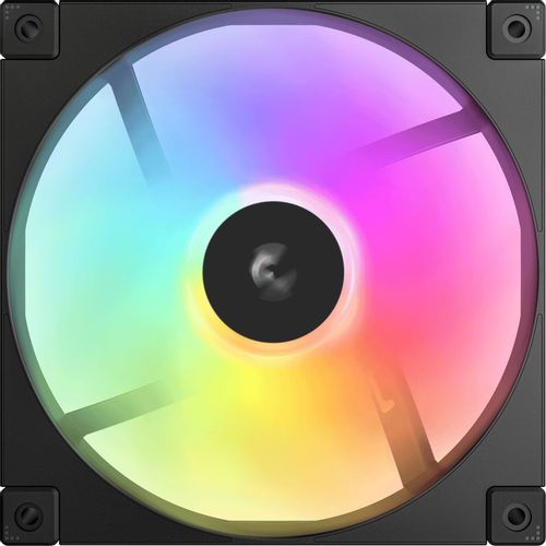 Вентилятор DeepCool FD14 140мм, 4-pin, 1650об/мин, 25.6 дБ, ARGB, черный, Ret [r-fd14-bkapn1-g]