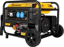 Изображение товара Бензиновый генератор CHAMPION GG3200EW 3.5кВт 220В на колесах с электростартом