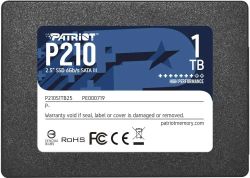 Изображение товара 1ТБ SSD накопитель Patriot P210 P210S1TB25 2.5", SATA III, SATA