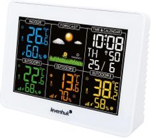 Изображение товара Погодная станция LEVENHUK LP60 белая с внешними датчиками и дисплеем