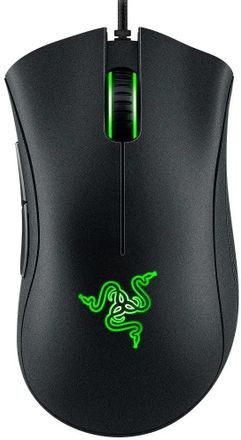 Мышь проводная Razer DeathAdder Essential, игровая, оптическая, USB, 6400dpi, черный [rz01-03850100-r3m1]