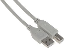 Изображение товара Кабель PREMIER 5-910 USB A m - USB B m 1.8м серый надежный кабель