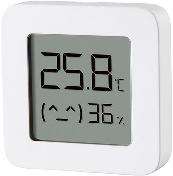 Датчик температуры и влажности Xiaomi Mi Temperature and Humidity Monitor 2,  белый [nun4126gl]
