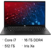 Изображение товара Ноутбук iRU Strato 15ALI 15.6 IPS Intel Core i7 16ГБ DDR4 512ГБ SSD Windows 11 Pro