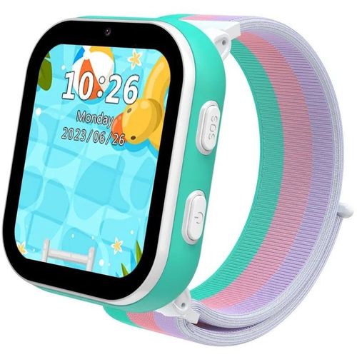 Смарт-часы Кнопка Жизни Aimoto Fun, 1.85", с SIM, белый/розовый