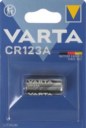 Изображение товара CR123A Батарейка VARTA Professional BL1 Lithium, 1 шт. Изображение товара CR123A Батарейка VARTA Professional BL1 Lithium, 1 шт.