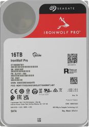 Изображение товара 16ТБ Жесткий диск Seagate Ironwolf Pro ST16000NT001,  SATA III,  3.5",  7200об/мин
