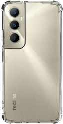 Чехол (клип-кейс) PERO CC02, для Realme C65, противоударный, прозрачный