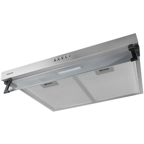 Вытяжка козырьковая CENTEK CT-1800-60, управление кнопочное, серебристый [ct-1800-60 ss]
