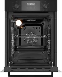 Духовой шкаф электрический MEFERI Power MEO456BK,  53л,  черный/нержавеющая сталь
