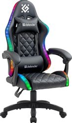 Изображение товара Кресло игровое Defender Energy, экокожа, до 110кг, черный Изображение товара Кресло игровое Defender Energy, экокожа, до 110кг, черный
