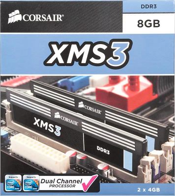 Corsair XMS3 CMX8GX3M2A1333C9 DDR3 2x 4 1333 DIMM Ret 577893