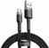 Изображение товара Кабель BASEUS Cafule,  USB Type-C (m) -  USB (m),  2м,  серый / черный