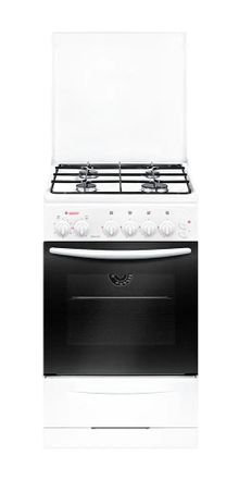 Газовая плита GEFEST 3200-05,  газовая духовка,  металлическая крышка,  сталь, белый [пг 3200-05]