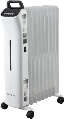 Масляный радиатор Polaris POR 0520, с терморегулятором, 2000Вт, 9 секций, 3 режима, белый
