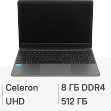 Изображение товара Чувствительный ноутбук CHUWI HeroBook Pro 14.1" с IPS, 8ГБ и SSD