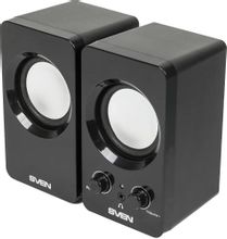 Характеристики Колонки Sven 354, 2.0, черный (793655) смотреть в СИТИЛИНК