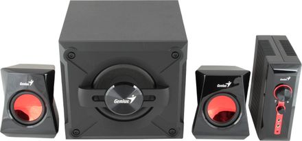 Колонки Genius SW-G2.1 1250,  2.1,  черный [31730980100]