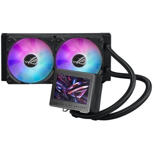 Система водяного охлаждения ASUS Rog Ryujin III 240, LCD, 4-pin, ARGB, 120мм, черный, retail [90rc00k1-m0uay0]