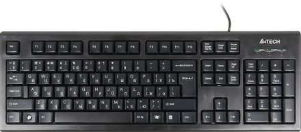 Клавиатура A4Tech KR-85,  PS/2, черный [kr-85 black]