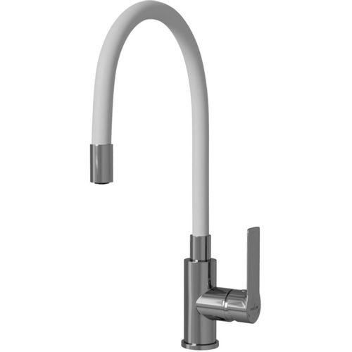 Смеситель для кухни (мойки) MIXLINE Стандарт А 553225, белый [МЛ35-098/ML35-098]