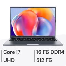 Изображение товара Ноутбук CHUWI GTBook X 16 IPS Core i7 16ГБ 512ГБ SSD Windows 11