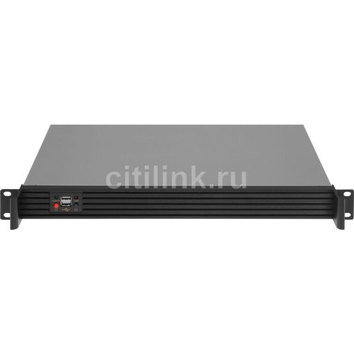 Корпус для сервера монтируемый в стойку EXEGATE Pro 250-01/1U-F350S, 1U, 350 Вт, черный [ex264949rus]
