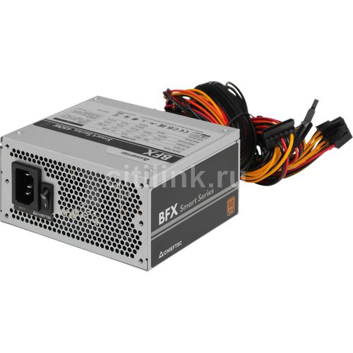 Блок питания CHIEFTEC Smart BFX-450BS, 450Вт, 80 PLUS BRONZE, 90мм, серый