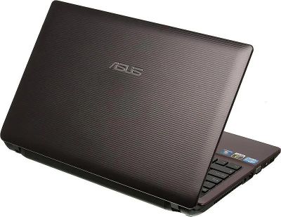 Характеристики Ноутбук ASUS K53SD-SX879R 90N3ELD44W1I19RD13AY, 15.6, Intel  Core i3 2350M 2.3ГГц, 2-ядерный, 4ГБ DDR3, 320ГБ, NVIDIA GeForce 610M - 2  ГБ, Windows 7 Home Basic, темно-коричневый (676124) смотреть в СИТИЛИНК