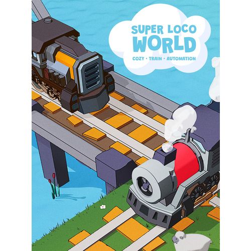 Игра CURVE GAMES Super Loco World — Cozy Train Automation, для ПК, регион: Россия,СНГ, английская версия