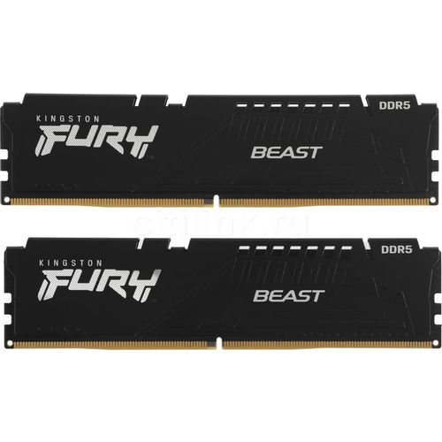 Оперативная память Kingston Fury Beast KF564C32BBEK2-32 DDR5 - 2x 16ГБ 6400МГц, DIMM, Ret