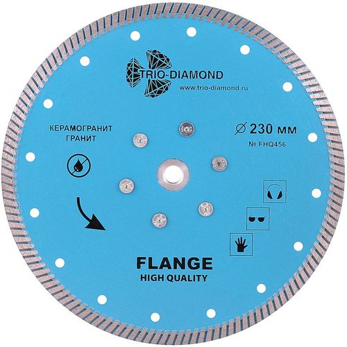 Отрезной диск TRIO-DIAMOND 230мм, 22.23мм, по граниту [fhq456]