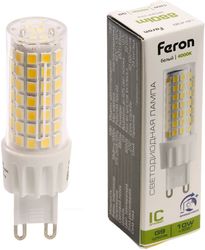 Лампа LED FERON G9, капсульная, 10Вт, одна шт.