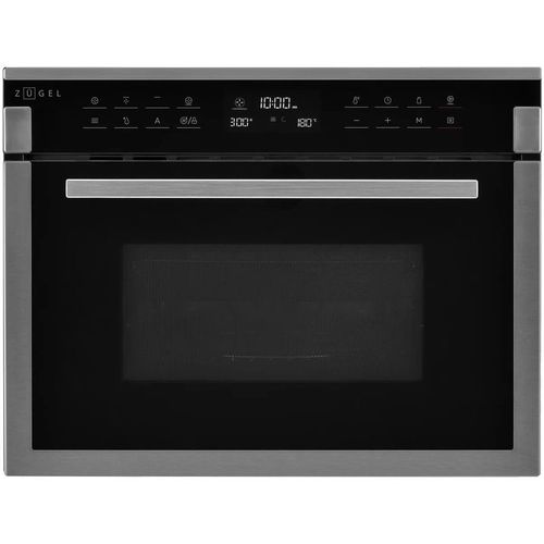 Духовой шкаф электрический ZUGEL ZOE610X, 44л, дверца с 3 стеклами, серебристый