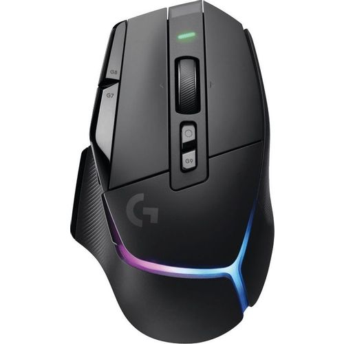 Мышь беспроводная Logitech G502 X Plus, игровая, радио, оптическая, USB, 25600dpi, черный [910-006164]