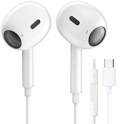 Наушники PERO EP19WH, USB Type-C, вкладыши, белый