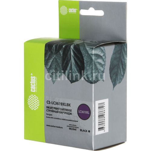 Картридж Cactus CS-LC3619XLBK, черный / CS-LC3619XLBK