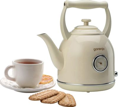 Чайник электрический Gorenje K17CLINGOR, 2000Вт, бежевый – купить в ...