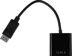 Кабель-переходник аудио-видео PALMEXX H105, DisplayPort (m) - HDMI (f), ver 1.2, ver 1.4, 0.15м