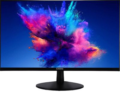 Монитор SunWind SUN-M24BF100 23.8", черный(восстановленный) – купить в ...