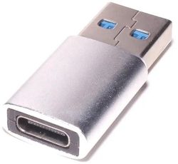 Изображение товара Адаптер USB2.0 PALMEXX 6-071, USB 2.0 A(m) (прямой) - USB Type-C (f) (прямой), пакет, серебристый Изображение товара Адаптер USB2.0 PALMEXX 6-071, USB 2.0 A(m) (прямой) - USB Type-C (f) (прямой), пакет, серебристый