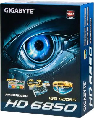Gigabyte AMD Radeon HD 6850 1 GDDR5 OC Ret gv r685oc 1gd 593581