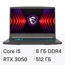 Изображение товара Игровой ноутбук MSI Thin 15 B12UC-1433XRU 15.6 IPS i5 RTX 4GB 8ГБ 512ГБ SSD FreeDOS